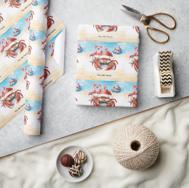 Weihnachtsfeiertag im Juli Geschenkpapier (Kunsthandwerk)
