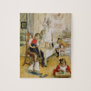 Weihnachtsfeiertag im Kinderzimmer