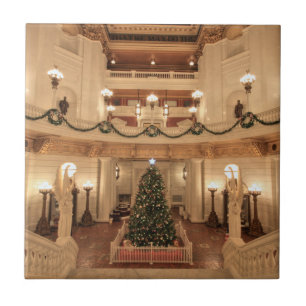 Weihnachtsfeiertag in Pennsylvania Staat Hauptstad Fliese