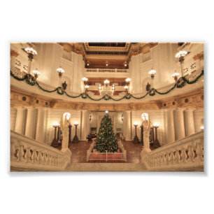 Weihnachtsfeiertag in Pennsylvania Staat Hauptstad Fotodruck