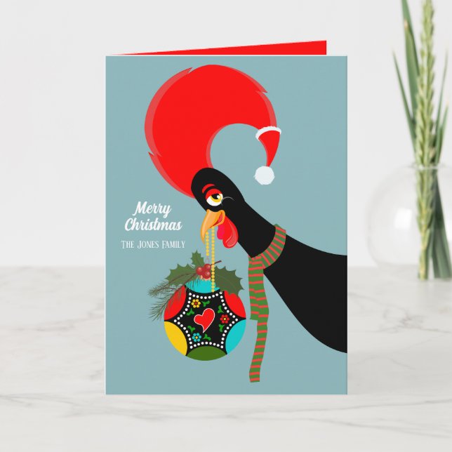 Weihnachtsfeiertag in Portugal Karte (Vorderseite)