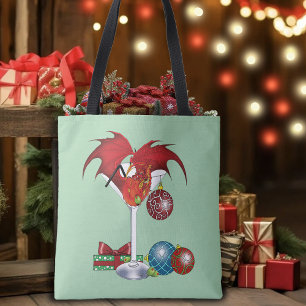 Weihnachtsfeiertag Joy Dragon Tasche