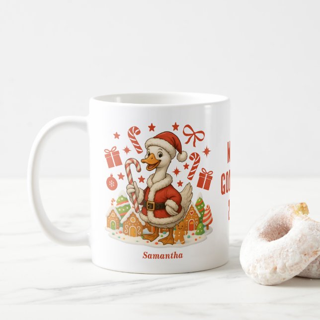 Weihnachtsfeiertag Kaffeetasse (Mit Donut)