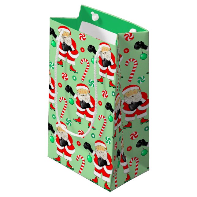 Weihnachtsfeiertag Kleine Geschenktüte (Vorderseite Schrägansicht)