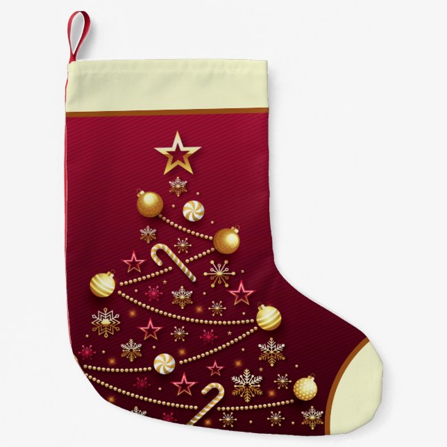 Weihnachtsfeiertag Kleiner Weihnachtsstrumpf (Vorderseite)