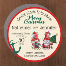 Weihnachtsfeiertag Kreuzfahrt Tür Magnet