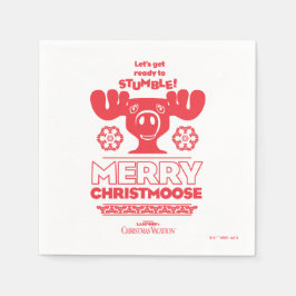 Weihnachtsfeiertag | Merry Christmoose Serviette