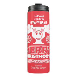 Weihnachtsfeiertag   Merry Christmoose Thermosbecher