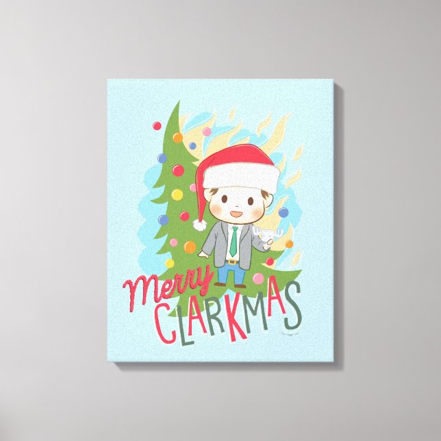 Weihnachtsfeiertag Merry Clarkmas Leinwanddruck (Vorderseite)