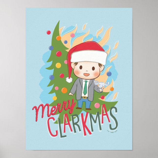Weihnachtsfeiertag Merry Clarkmas Poster (Vorne)