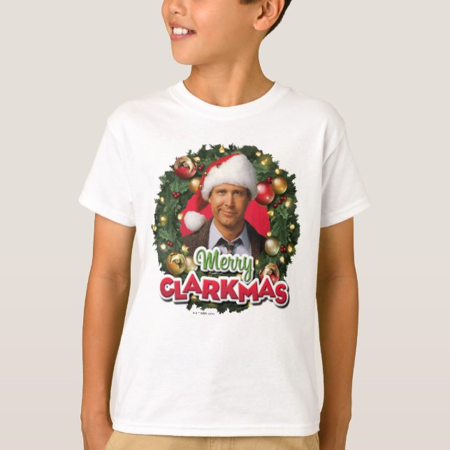 Weihnachtsfeiertag | Merry Clarkmas T-Shirt (Vorderseite)