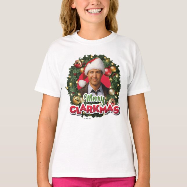 Weihnachtsfeiertag | Merry Clarkmas T-Shirt (Vorderseite)