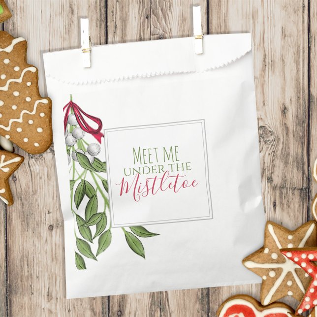 Weihnachtsfeiertag Mistletoe Niedlich Whimsical El Geschenktütchen (Von Creator hochgeladen)