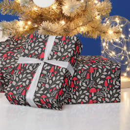 Weihnachtsfeiertag Mushroom-Umschlagpapier Geschenkpapier