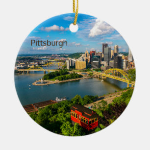 Weihnachtsfeiertag/Nacht Keramik Ornament