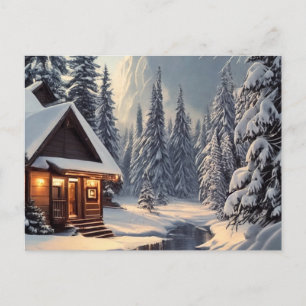 Weihnachtsfeiertag Neujahr Postkarte