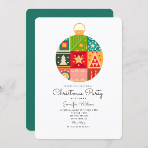 Weihnachtsfeiertag Niedlich Weihnachten Party Einl Einladung