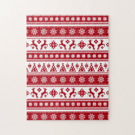 Weihnachtsfeiertag Nordic Pattern Gemütlich