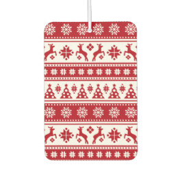 Weihnachtsfeiertag Nordic Pattern Gemütlich Autolufterfrischer