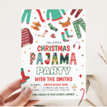 Weihnachtsfeiertag Pajama Party