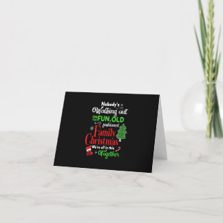 Weihnachtsfeiertag Pajamas Funny Xmas Costu Dankeskarte