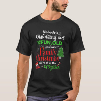 Weihnachtsfeiertag Pajamas Funny Xmas Ugly T-Shirt