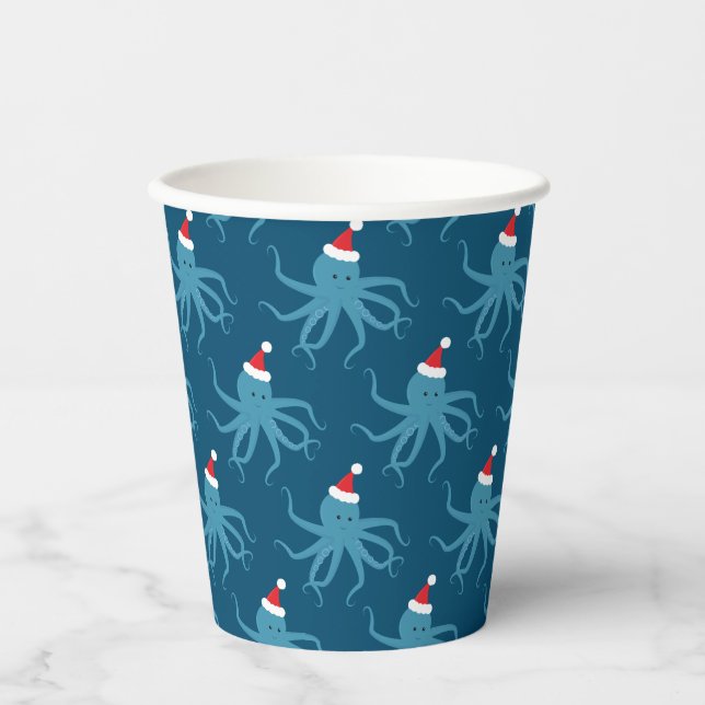 Weihnachtsfeiertag Pappbecher (Vorderseite)