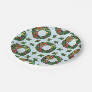 Weihnachtsfeiertag Pappteller