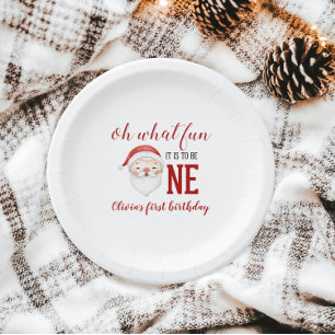 Weihnachtsfeiertag Pappteller