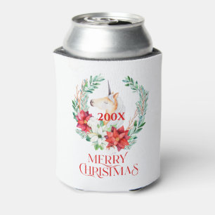 Weihnachtsfeiertag, Poinsettienkranz Dosenkühler