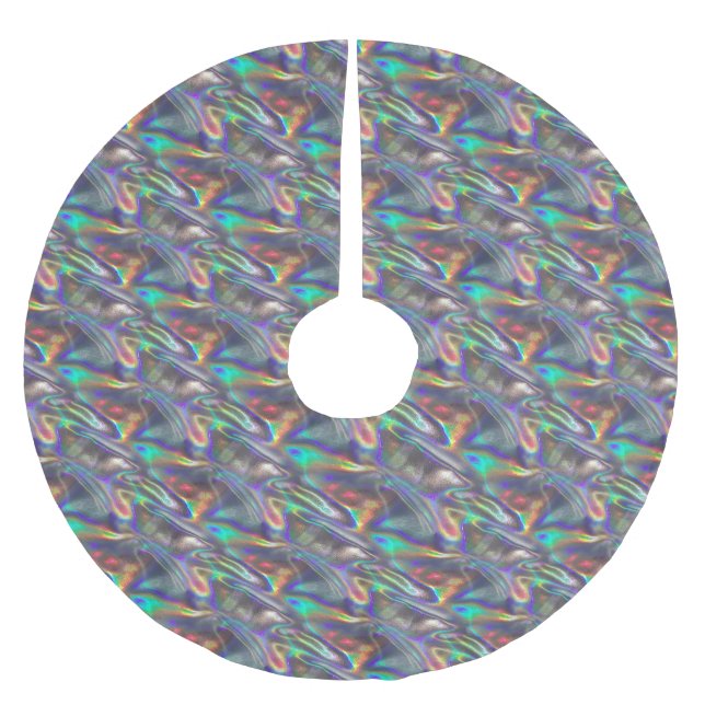Weihnachtsfeiertag Polyester Weihnachtsbaumdecke (Vorderseite)