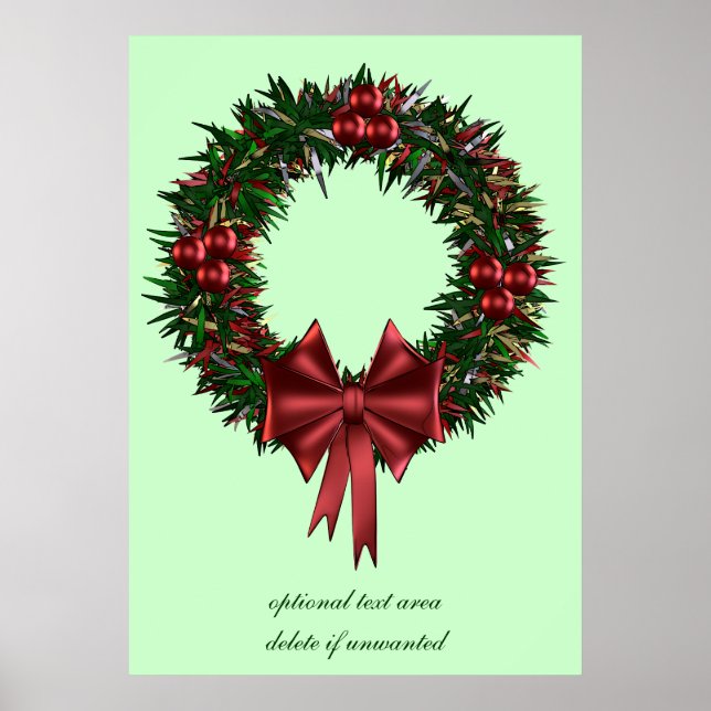 Weihnachtsfeiertag-Poster Poster (Vorne)