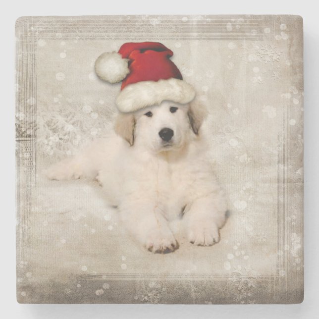 Weihnachtsfeiertag - Pyr Steinuntersetzer (Vorderseite)