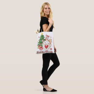 Weihnachtsfeiertag Rentierfest Ganze Tüte Tasche