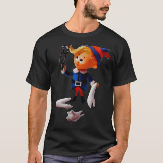 Weihnachtsfeiertag Retro Zahnarzt Elf T-Shirt