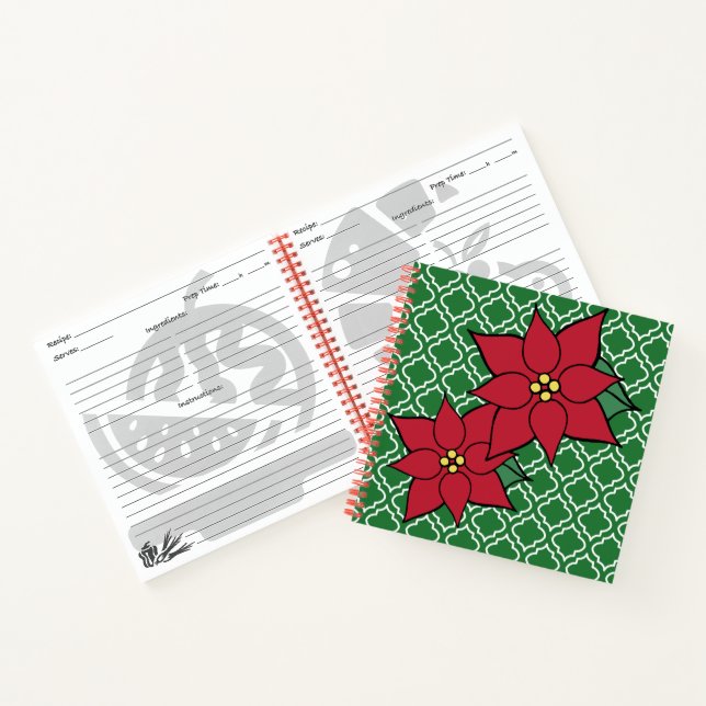 Weihnachtsfeiertag Rezept Kochbuch Geschenk Notizbuch (Innenseite)