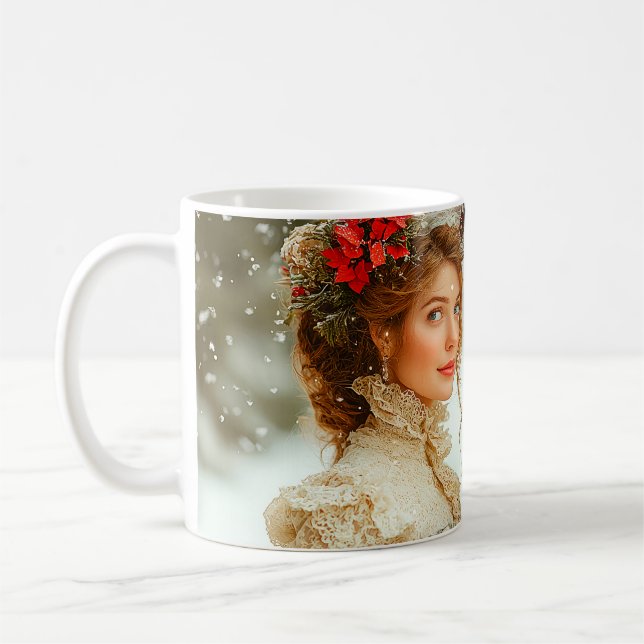 Weihnachtsfeiertag Romanische Tasse (Links)
