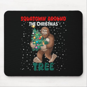 Weihnachtsfeiertag rund um das Weihnachtsfest Mousepad