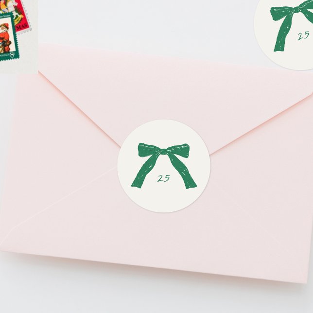 Weihnachtsfeiertag Runder Aufkleber (Von Creator hochgeladen)