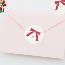 Weihnachtsfeiertag Runder Aufkleber