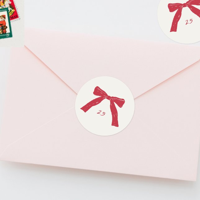 Weihnachtsfeiertag Runder Aufkleber (Von Creator hochgeladen)