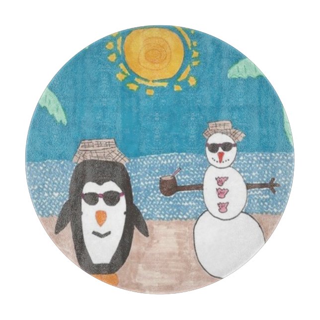 Weihnachtsfeiertag Schneidebrett (Vorderseite)