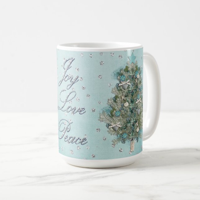 Weihnachtsfeiertag - Schöner Weihnachtsbaum Kaffeetasse (VorderseiteRechts)