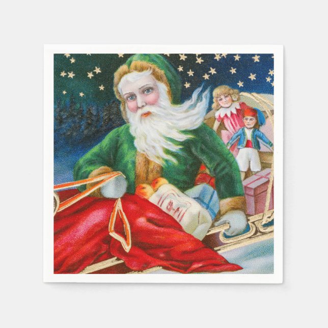 Weihnachtsfeiertag Serviette (Vorderseite)