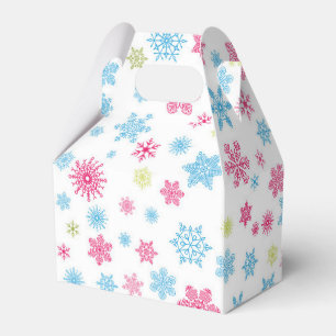 Weihnachtsfeiertag Snowflake Muster Geschenkschachtel