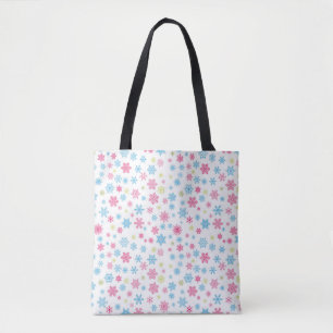 Weihnachtsfeiertag Snowflake Muster Tasche