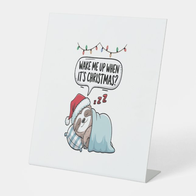 Weihnachtsfeiertag Sockelschild (Vorderseite)