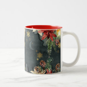 Weihnachtsfeiertag Splendor Zweifarbige Tasse