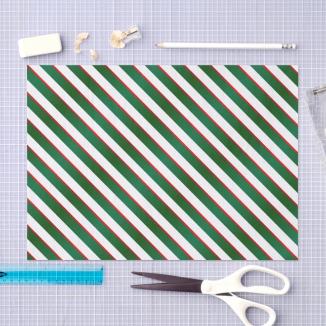 Weihnachtsfeiertag - Streifen Seidenpapier (Handwerk)