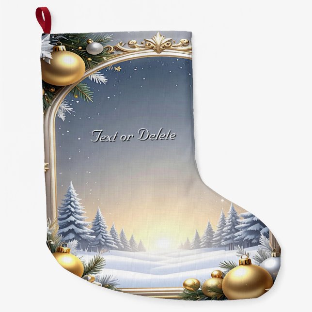 Weihnachtsfeiertag Strumpf Großer Weihnachtsstrumpf (Vorderseite)